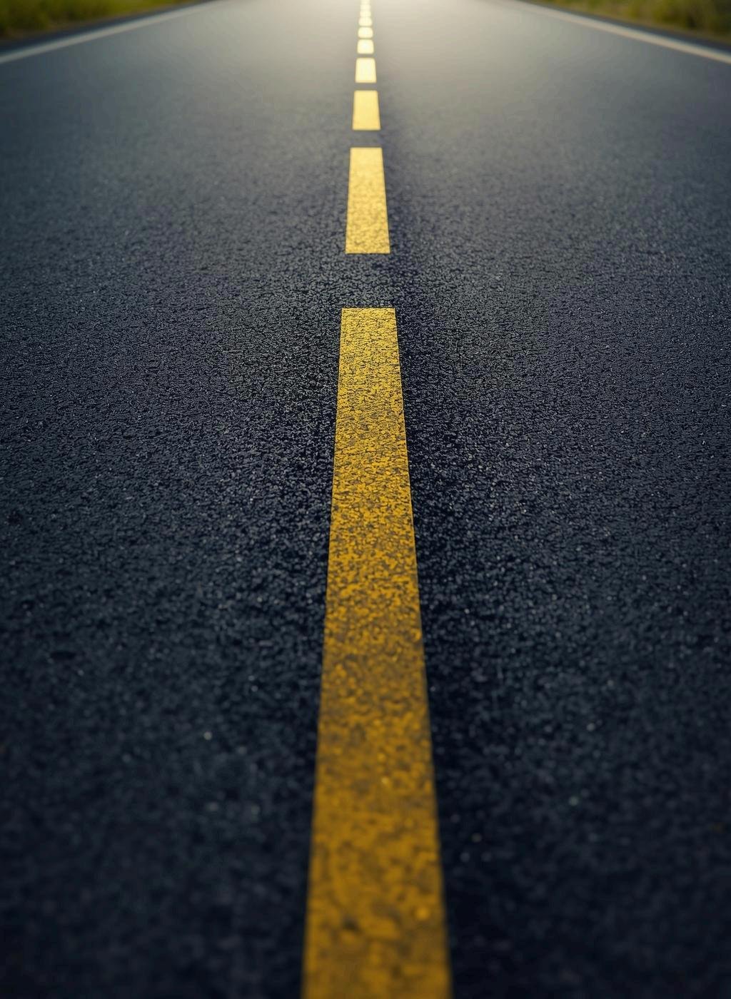 Freshly striped pavement at a premium commercial property